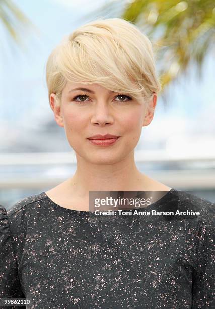 Actress Michelle Williams attends the 'Blue Valentine' Photo Call held at the Palais des Festivals during the 63rd Annual International Cannes Film...