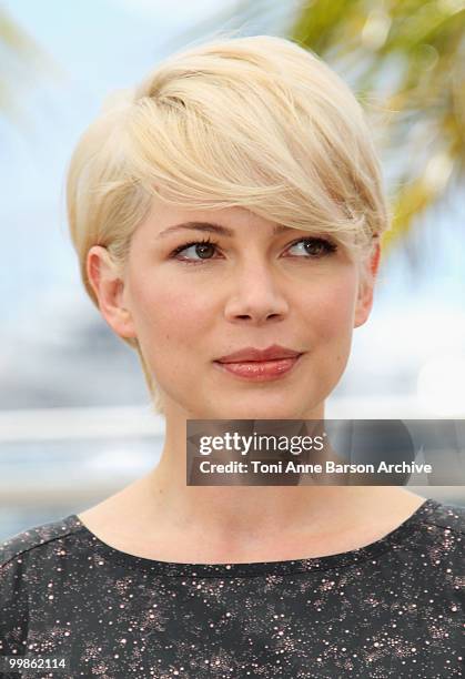 Actress Michelle Williams attends the 'Blue Valentine' Photo Call held at the Palais des Festivals during the 63rd Annual International Cannes Film...
