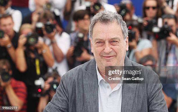 Director Stephen Frears attends the "Tamara Drew" Photocall at the Palais des Festivals during the 63rd Annual Cannes Film Festival on May 18, 2010...