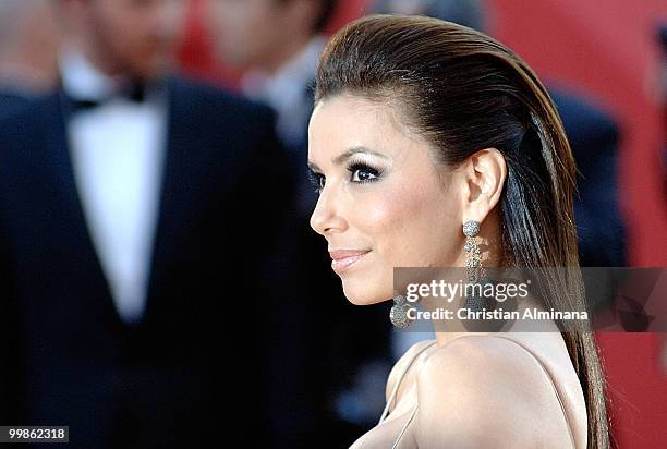 Eva Longoria Parker attends the 'On Tour' Premiere at the Palais des Festivals during the 63rd Annual Cannes Film Festival on May 13, 2010 in Cannes,...