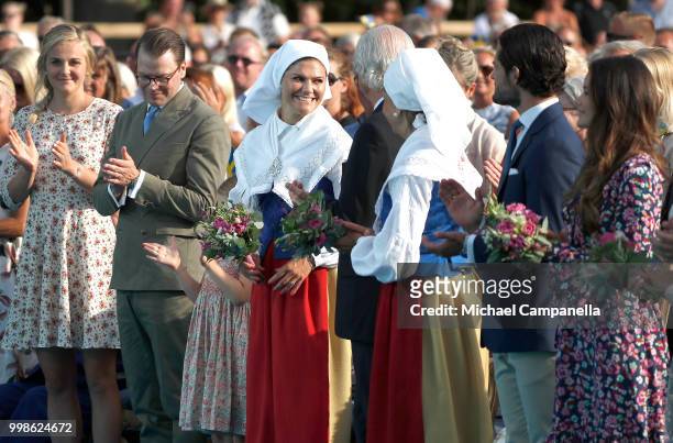 Prince Daniel of Sweden, Princess Estelle of Sweden, Crown Princess Victoria of Sweden, King Carl Gustaf of Sweden, Queen Silvia of Sweden, Prince...