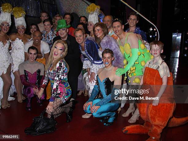 Boy George and his friend Chi Chi La Rue attended a performance of "Priscilla" and met the cast including Jason Donovan after the performance. On May...