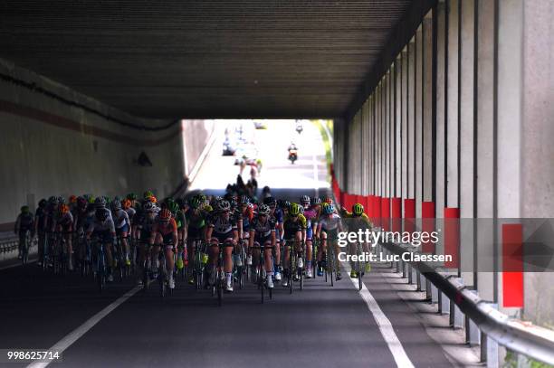 Jessica Allen of Australia and Team Mitchelton-Scott / Gracie Elvin of Australia and Team Mitchelton-Scott / Malgorzta Jasinska of Poland and...