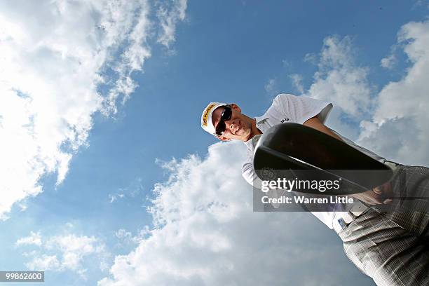 Marcel Siem of Germany poses for a portrait during prior to the BMW PGA Championship on the West Course at Wentworth on May 18, 2010 in Virginia...