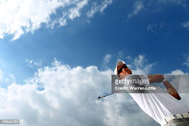 Marcel Siem of Germany poses for a portrait prior to the BMW PGA Championship on the West Course at Wentworth on May 18, 2010 in Virginia Water,...