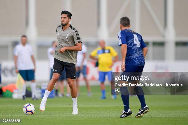 Emre Can during a Juventus afternoon training session on July 14, 2018 in Turin, Italy.