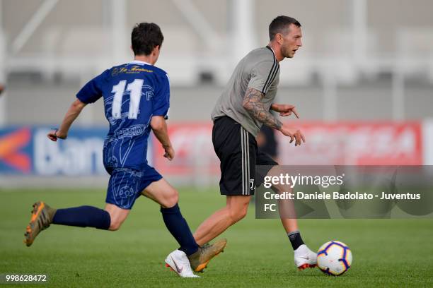 Federico Bernardeschi during a Juventus afternoon training session on July 14, 2018 in Turin, Italy.