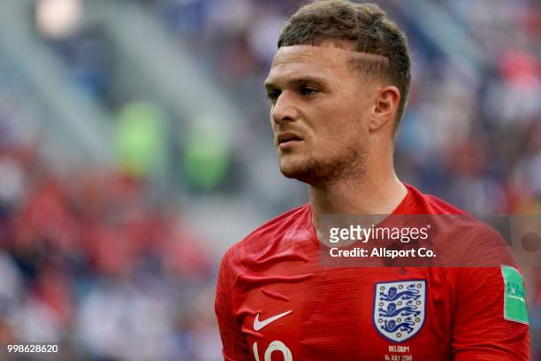 Kieran Trippier of England looks on during the 2018 FIFA World Cup Russia 3rd Place Playoff match between Belgium and England at Saint Petersburg...