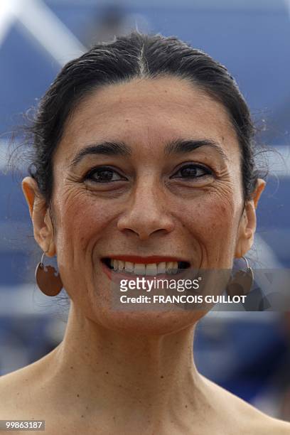 Argentinian actress Eva Bianco poses during the photocall of "Los Labios" presented in the Un Certain Regard selection at the 63rd Cannes Film...