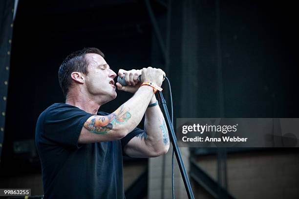 Zolie Teglas of Pennywise performs at The Cypress Hill Smokeout on October 24, 2009 in San Bernardino, California.