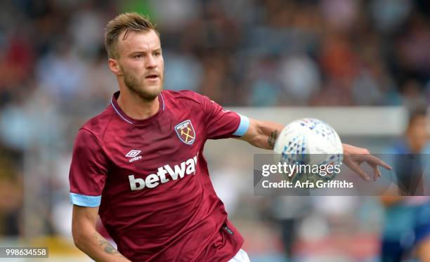 Andriy Yarmolenko of West Ham United during the Pre Season Friendly between Wycombe Wanderers and West Ham United at Adams Park on July 14, 2018 in...