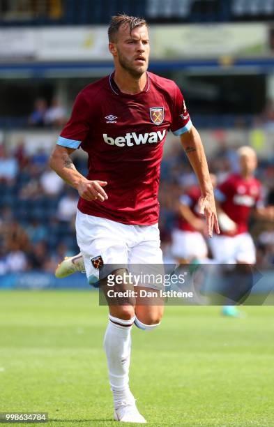 Andriy Yarmolenko of West Ham runs during the pre-season friendly match between Wycombe Wanderers and West Ham United at Adams Park on July 14, 2018...
