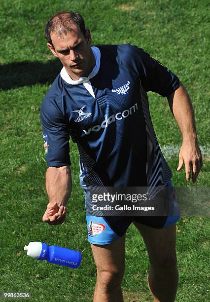 Jaco van der Westhuizen of the Bulls during a Vodacom Bulls training session at Orlando Stadium on May 18, 2010 in Soweto, Johannesburg, South Africa.