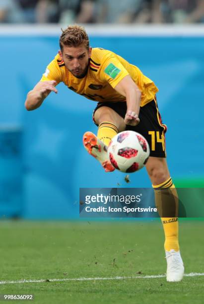 Forward Dries Mertens of Belgium National team during the third place match between Belgium and England at the FIFA World Cup 2018 at the Saint...