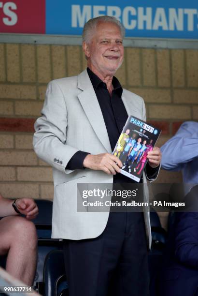 West Ham owner David Gold during the pre-season match at Adams Park, Wycombe.