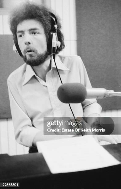 English record producer, keyboard player, songwriter and singer Pete Wingfield in London, 1975.