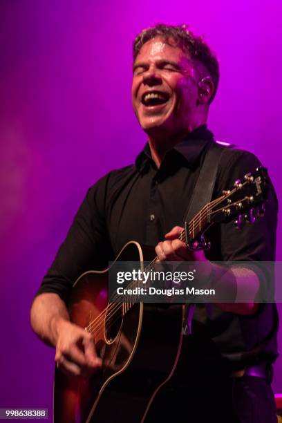 Josh Ritter performs during the Green River Festival 2018 at Greenfield Community College on July 13, 2018 in Greenfield, Massachusetts.