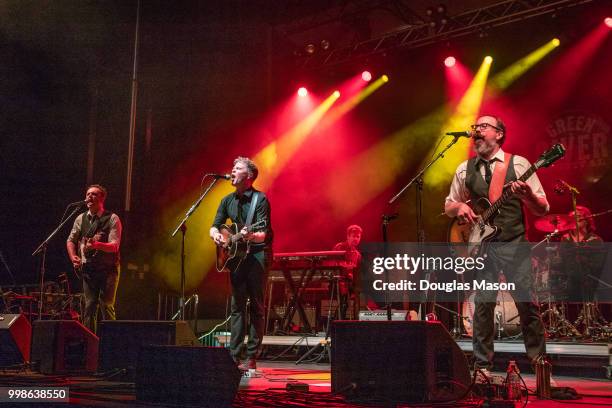 Josh Ritter performs during the Green River Festival 2018 at Greenfield Community College on July 13, 2018 in Greenfield, Massachusetts.