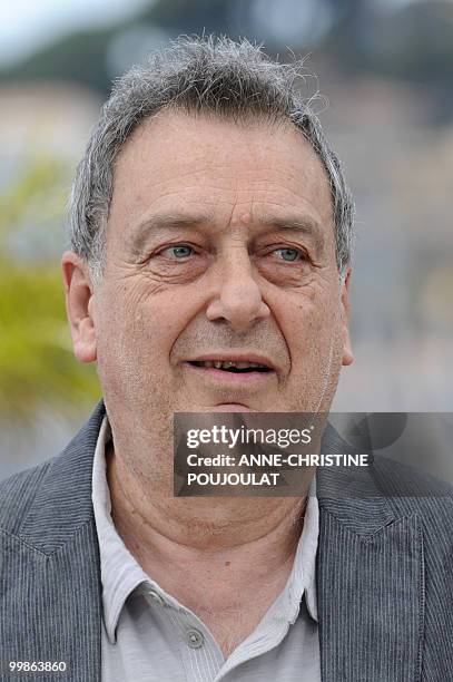 British director Stephen Frears poses during the photocall of "Tamara Drewe" presented out of competition at the 63rd Cannes Film Festival on May 18,...