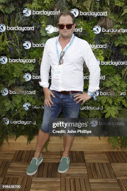 Alan Carr attends as Barclaycard present British Summer Time Hyde Park at Hyde Park on July 14, 2018 in London, England.