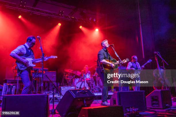 Josh Ritter performs during the Green River Festival 2018 at Greenfield Community College on July 13, 2018 in Greenfield, Massachusetts.