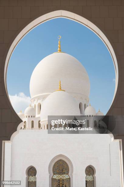 sheikh zayed grand mosque, abu dhabi, united arab emirates. - zayed stock-fotos und bilder