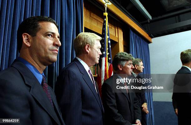 Russell Finegold, D-Wis., Richard Gephardt, D-Mo., Martin Meehan, D-Mass., John McCain, R-AZ. And the Blue Dogs hold a press conference on campaign...