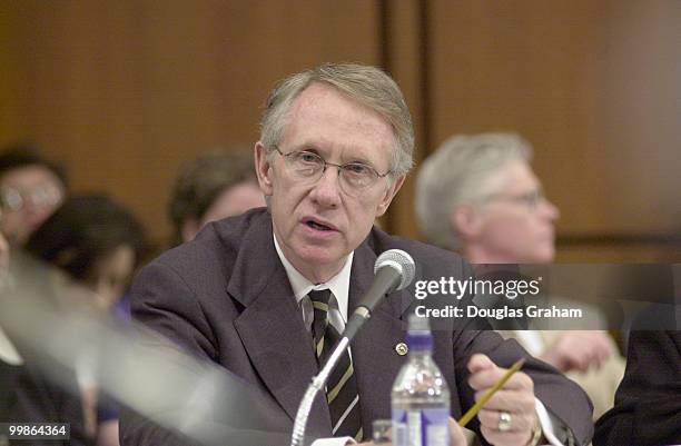 Harry Reid, D-NV., during the Senate Appropriations Committee markup.