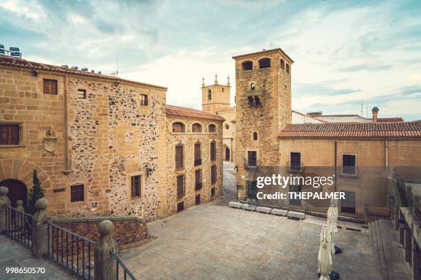 old town caceres spain - caceres stock pictures, royalty-free photos & images