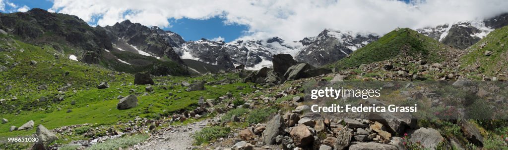 Huge Granite Boulders At Monte Rosa, Anzasca Valley