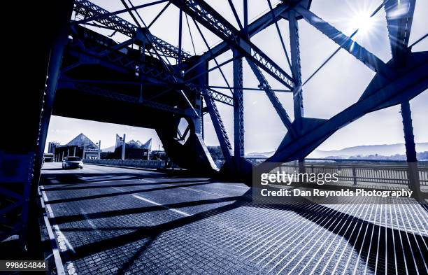 architecture - bridge detail - truss bridge stock pictures, royalty-free photos & images