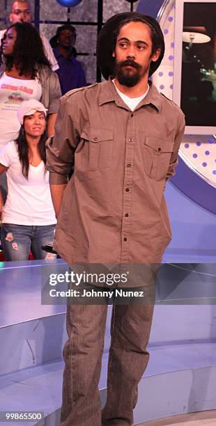 Damien Marley visits BET's "106 & Park" at BET Studios on May 17, 2010 in New York City.