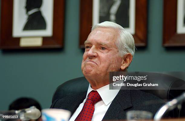 Chairman Ernest F. Hollings, D-S.C., during the Senate Commerce full committee hearing on " Protecting Content in a Digital Age: Promoting Broadband...