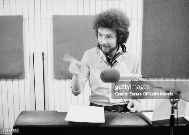 English record producer, keyboard player, songwriter and singer Pete Wingfield in London, 1975.