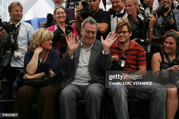 British director Stephen Frears poses with photographers during the photocall of "Tamara Drewe" presented out of competition at the 63rd Cannes Film...