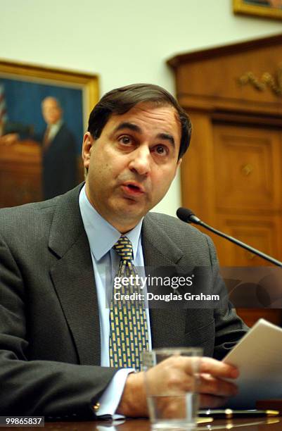 Joseph Berardino, managing partner/CEO Anderson LLP, testifies before the Capitol Markets, Insurance and Government Sponsored Enterprises...