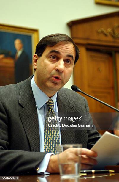 Joseph Berardino, managing partner/CEO Anderson LLP, testifies before the Capitol Markets, Insurance and Government Sponsored Enterprises...