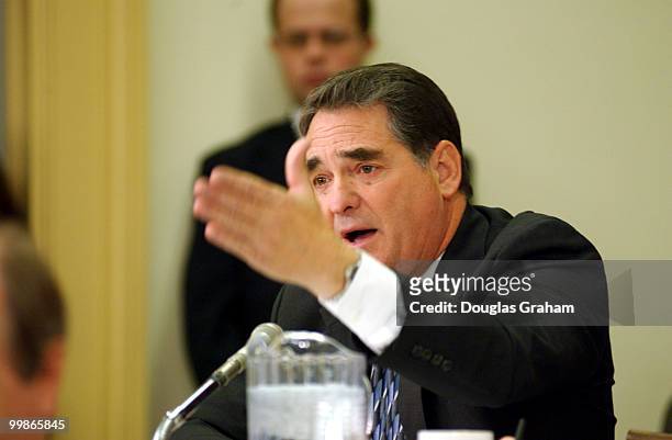 Billy Tauzin, R-La., makes his opening statement during the Subcommittee oversight and Investigations of House Energy and Commerce Committee on the...