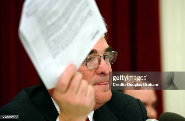 Billy Tauzin, R-La., during the oversight and investigations subcommittee hearing to examine the findings of Enron's special investigative committee...