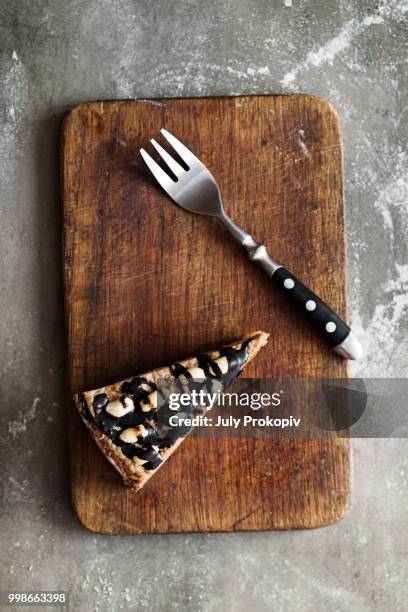 vegan raw chocolate mousse cake with cashew nuts, hazelnuts and - white eggplant stock pictures, royalty-free photos & images