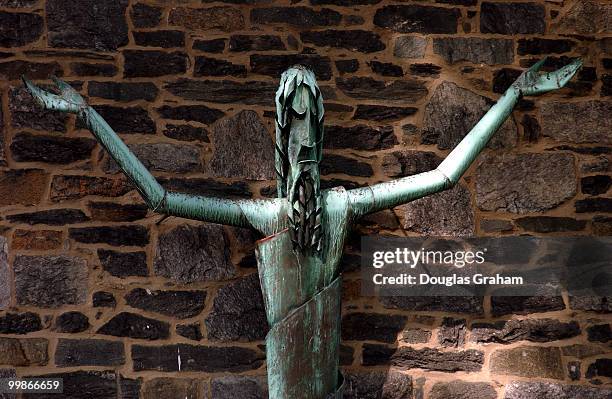 The Risen Christ on the St. James Episiopal Church.