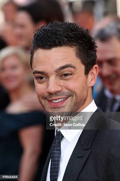Actor Dominic Cooper attends the "Tamara Drewe" Premiere at Palais des Festivals during the 63rd Annual Cannes Film Festival on May 18, 2010 in...