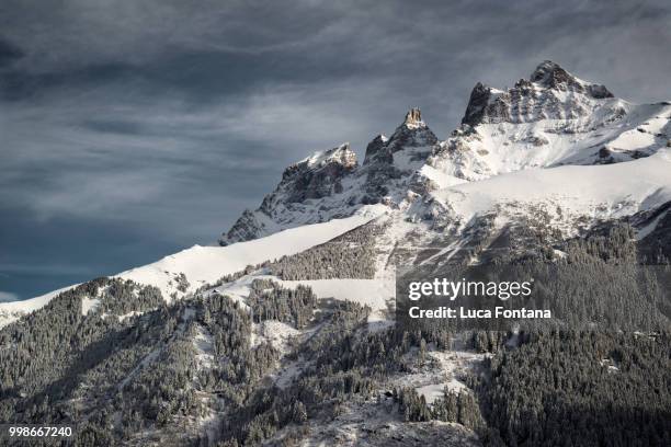 champéry,switzerland - champéry stock pictures, royalty-free photos & images