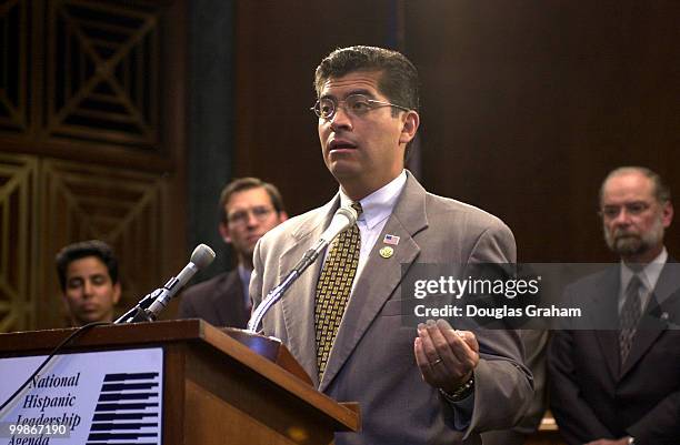 Xavier Becerra, D-CA., during a press conference to announce a "Unidos for America" by the National Hispanic Leadership Agenda.