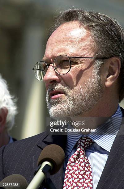 David Bonior, D-Mich., during a press conference on China and human rights.