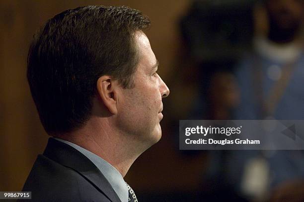 Former Deputy Attorney General James Comey before the start of the full committee hearing on "Preserving Prosecutorial Independence: Is the...