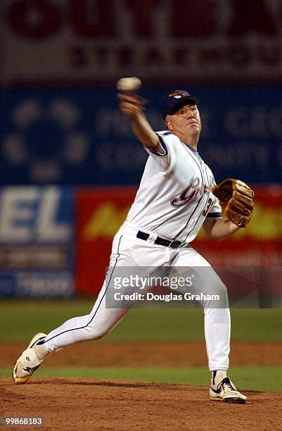 John Shimkus during the 2003 congressional baseball game.