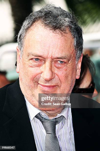 Director Stephen Frears attends the "Tamara Drewe" Premiere at Palais des Festivals during the 63rd Annual Cannes Film Festival on May 18, 2010 in...