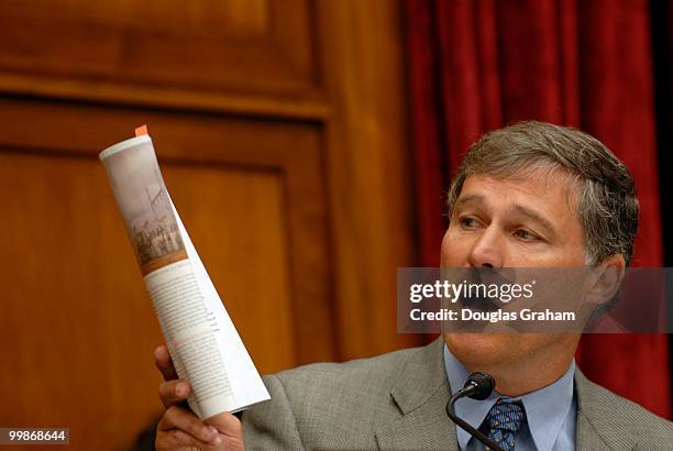 Jay Inslee during the Oversight and Investigations Subcommittee hearing on the BP Alaskan pipeline shutdown, focusing on the company's management of...