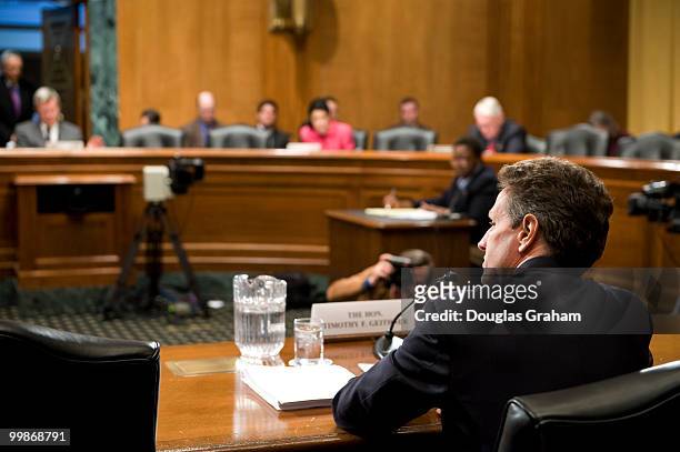 Treasury Secretary Timothy Geithner testifies before the full committee hearing on "The President's FY2010 Budget Proposal: Part One." Witness Room...